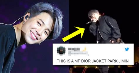 Jimin Yeeted His Dior Jacket Like It Was A Thrift Store